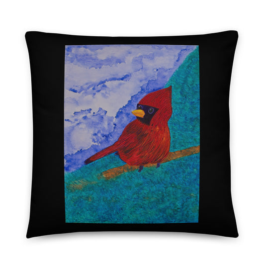 Decorative pillow featuring original artwork—plush, soft-touch fabric with a removable cover; perfect for enhancing living rooms, bedrooms, or cozy spaces with artistic home decor.