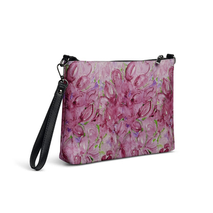 Stylish crossbody bag featuring original artwork—compact, lightweight, and designed for hands-free convenience; perfect for everyday use, travel, or festivals with artistic flair and functional storage.