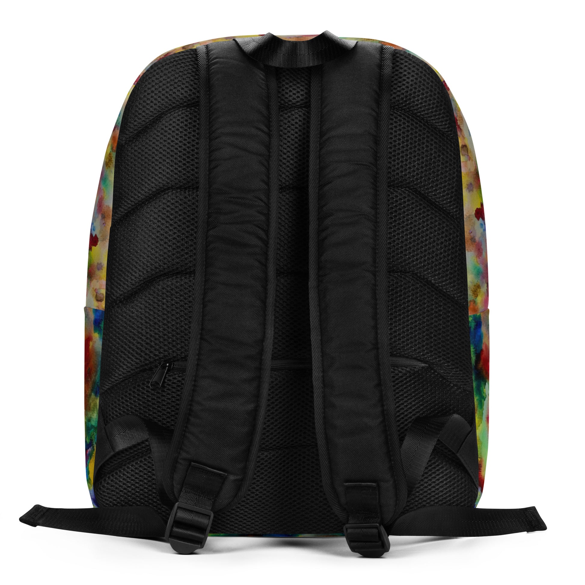 Stylish backpack featuring original artwork, with spacious compartments and durable construction—perfect for school, travel, work, or everyday use; combines function with artistic flair.