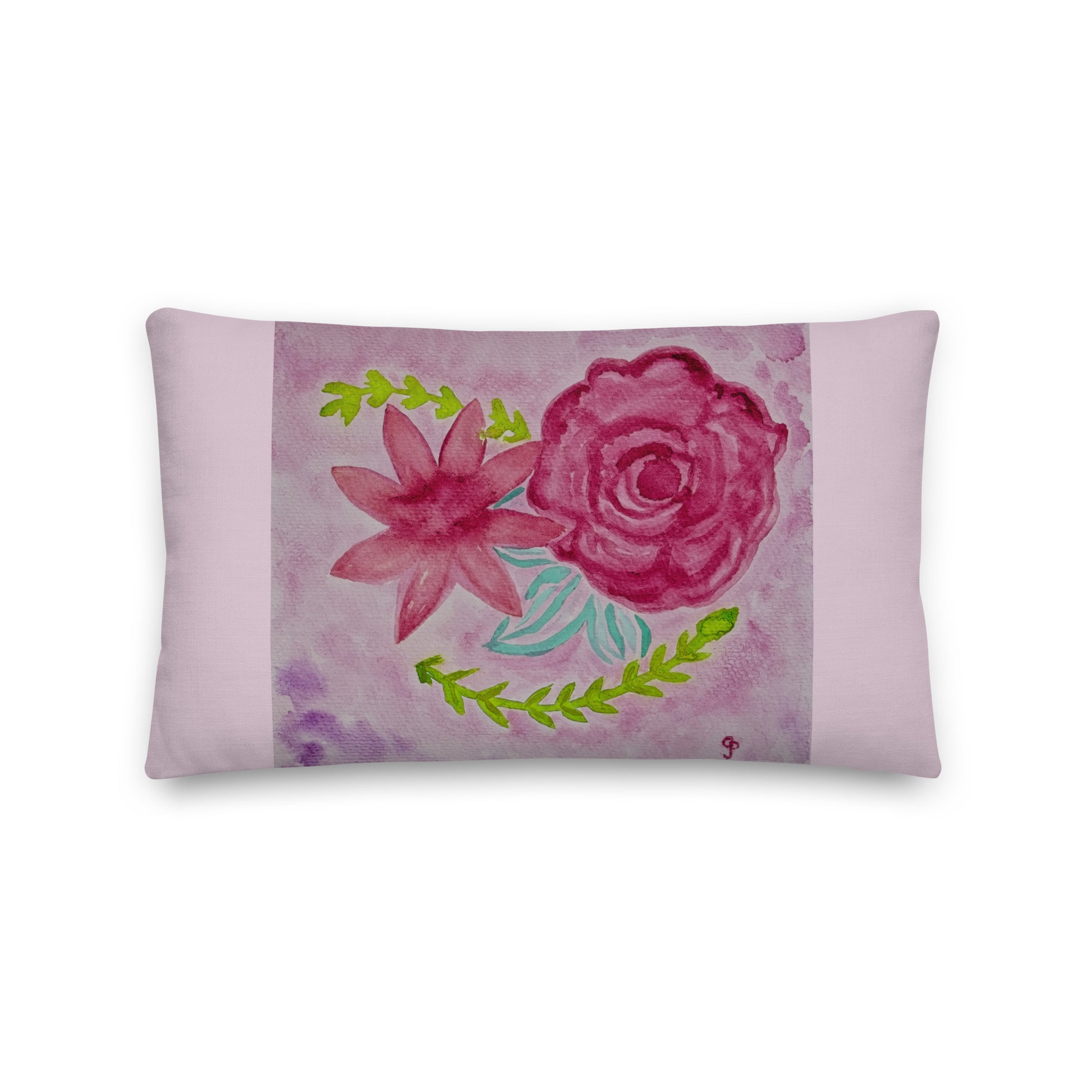 Premium decorative pillow featuring original artwork—plush, soft-touch fabric with a removable cover; perfect for enhancing living rooms, bedrooms, or cozy spaces with artistic home decor.