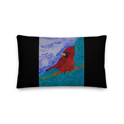 Decorative pillow featuring original artwork—plush, soft-touch fabric with a removable cover; perfect for enhancing living rooms, bedrooms, or cozy spaces with artistic home decor.