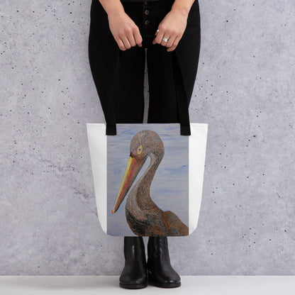 Tote bag with original watercolor artwork, featuring a spacious interior, sturdy straps, and lightweight design—perfect for travel, overnight stays, or stylish carry-on use.