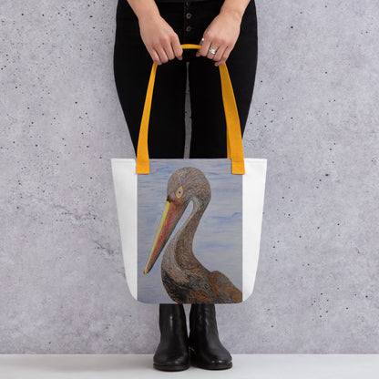 Tote bag with original watercolor artwork, featuring a spacious interior, sturdy straps, and lightweight design—perfect for travel, overnight stays, or stylish carry-on use.