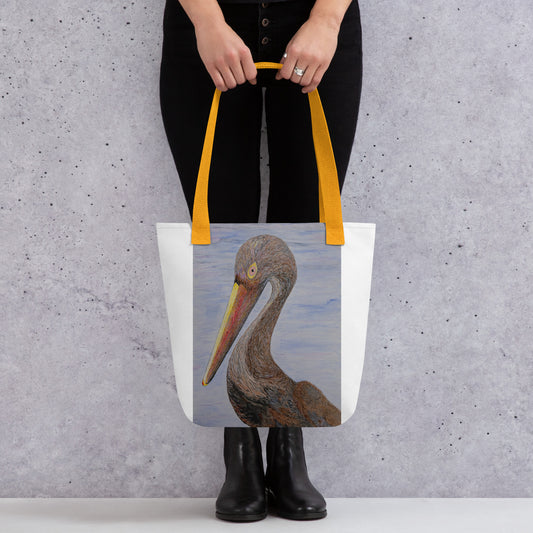 Tote bag with original watercolor artwork, featuring a spacious interior, sturdy straps, and lightweight design—perfect for travel, overnight stays, or stylish carry-on use.