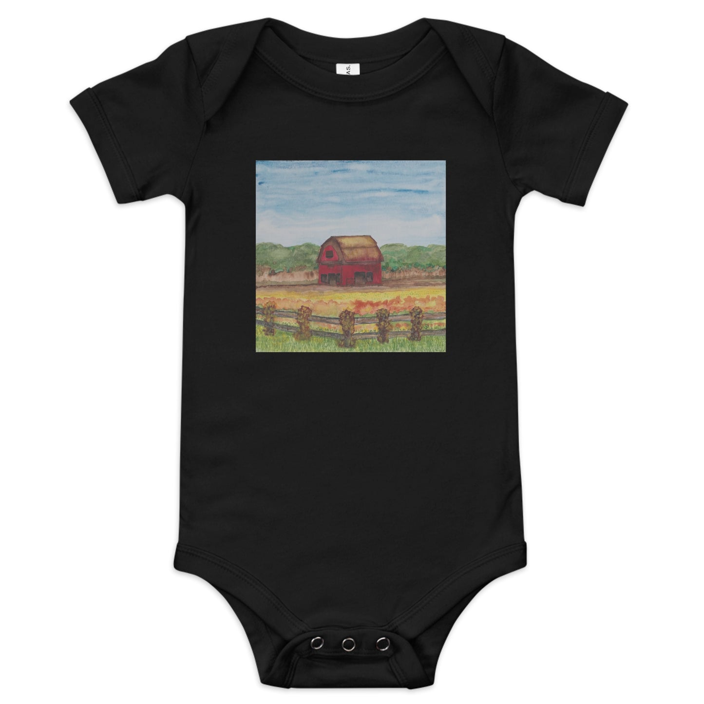 Bella + Canvas unisex short sleeve onesie featuring original artwork—super soft, lightweight, and breathable; perfect for casual wear, layering, or gifting with artistic style and comfort.
