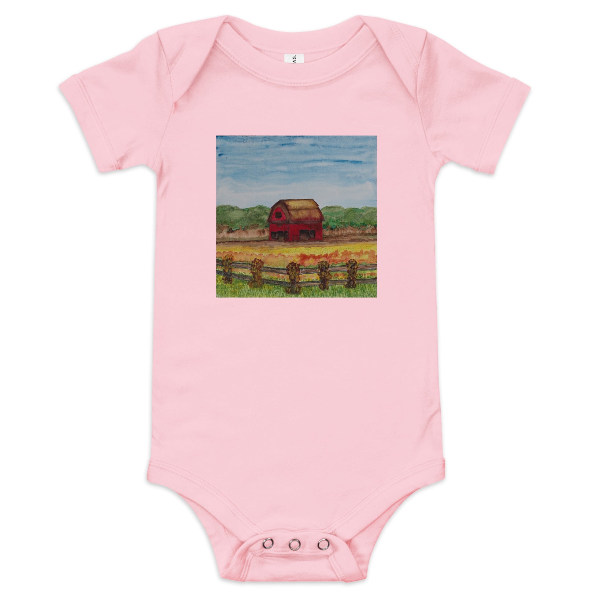 Bella + Canvas unisex short sleeve onesie featuring original artwork—super soft, lightweight, and breathable; perfect for casual wear, layering, or gifting with artistic style and comfort.
