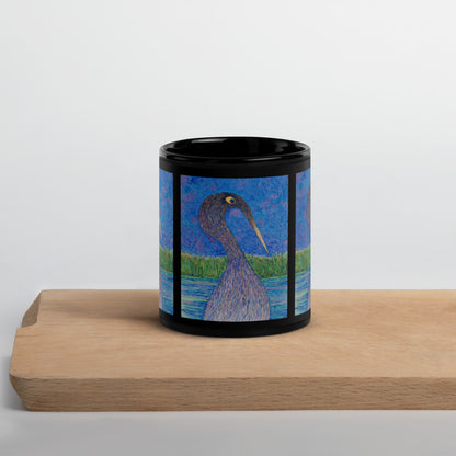 Ceramic mug featuring original artwork, perfect for coffee, tea, or hot cocoa—microwave and dishwasher safe, ideal for daily use, gifting, or adding artistic charm to your kitchen.