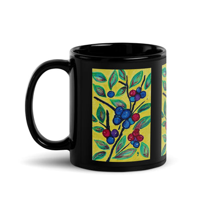 Ceramic mug featuring original artwork, perfect for coffee, tea, or hot cocoa—microwave and dishwasher safe, ideal for daily use, gifting, or adding artistic charm to your kitchen.