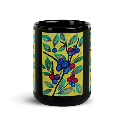Ceramic mug featuring original artwork, perfect for coffee, tea, or hot cocoa—microwave and dishwasher safe, ideal for daily use, gifting, or adding artistic charm to your kitchen.