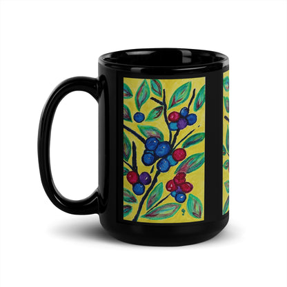 Ceramic mug featuring original artwork, perfect for coffee, tea, or hot cocoa—microwave and dishwasher safe, ideal for daily use, gifting, or adding artistic charm to your kitchen.