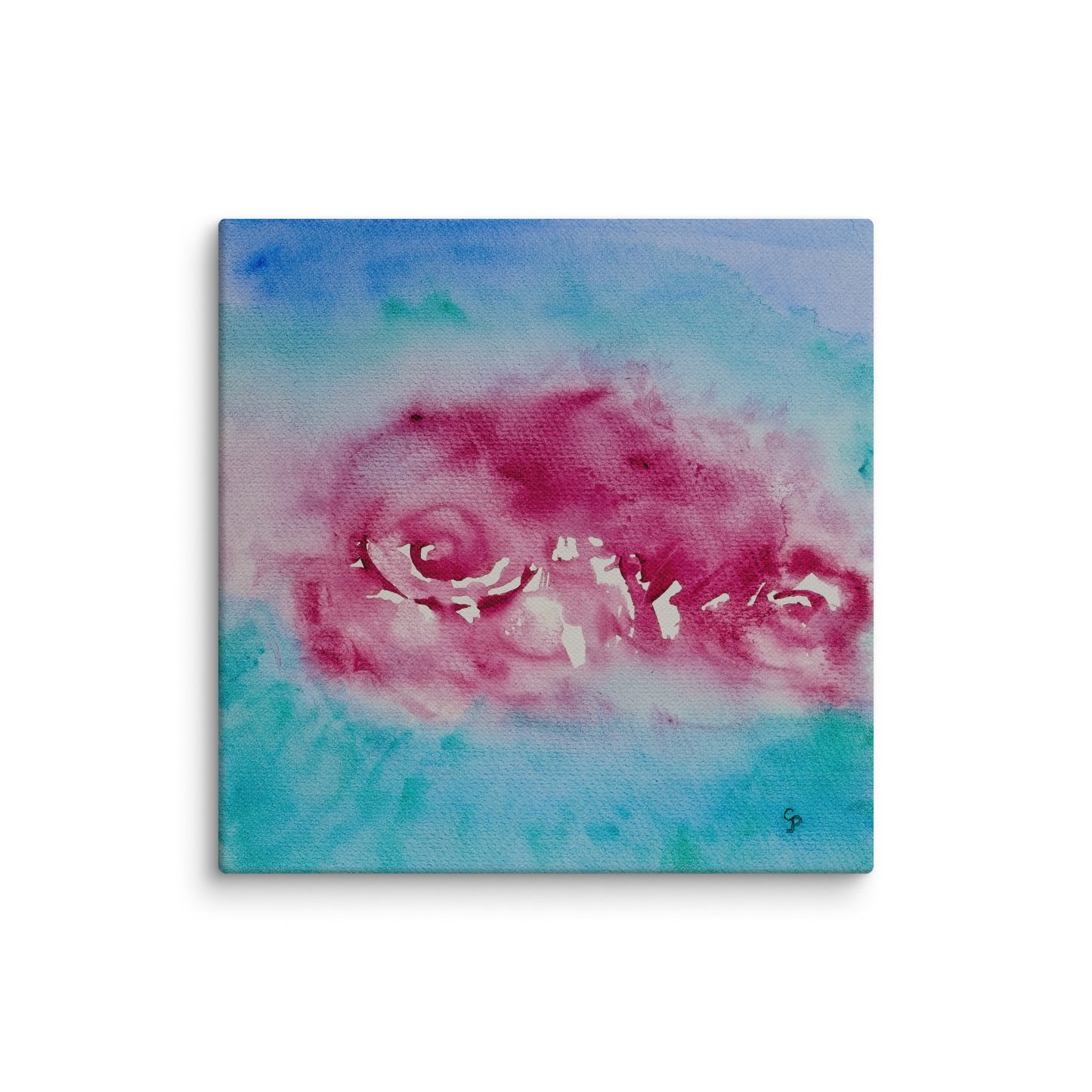 Original canvas wall art featuring watercolor art design, perfect for home decor, gallery walls, or office spaces—high-quality artwork that adds color, character, and creativity to any room.