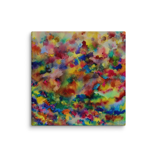 Original canvas wall art featuring watercolor art design, perfect for home decor, gallery walls, or office spaces—high-quality artwork that adds color, character, and creativity to any room.