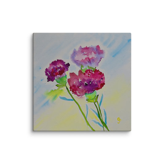 Original canvas wall art featuring watercolor art design, perfect for home decor, gallery walls, or office spaces—high-quality artwork that adds color, character, and creativity to any room.