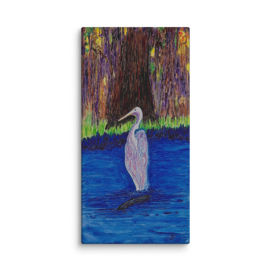 Original canvas wall art featuring watercolor art design, perfect for home decor, gallery walls, or office spaces—high-quality artwork that adds color, character, and creativity to any room.