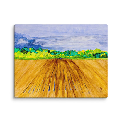 Original canvas wall art featuring watercolor art design, perfect for home decor, gallery walls, or office spaces—high-quality artwork that adds color, character, and creativity to any room.