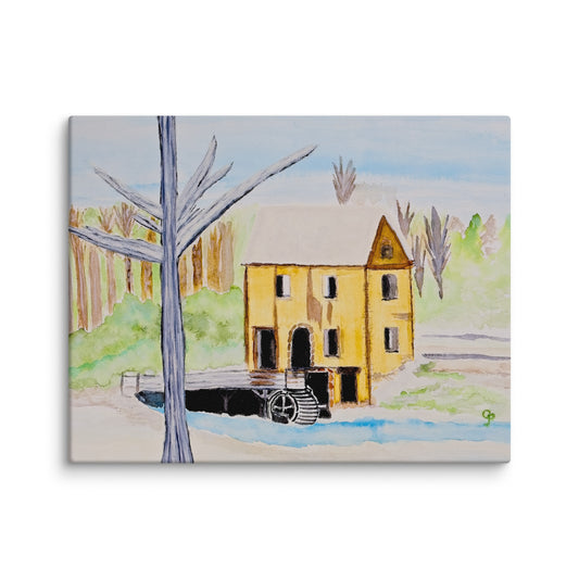 Original canvas wall art featuring watercolor art design, perfect for home decor, gallery walls, or office spaces—high-quality artwork that adds color, character, and creativity to any room.