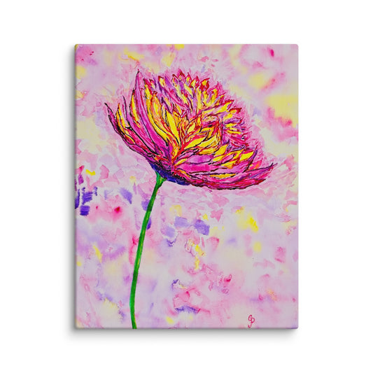 Original canvas wall art featuring watercolor art design, perfect for home decor, gallery walls, or office spaces—high-quality artwork that adds color, character, and creativity to any room.
