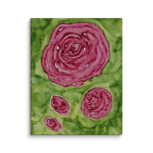 Original canvas wall art featuring watercolor art design, perfect for home decor, gallery walls, or office spaces—high-quality artwork that adds color, character, and creativity to any room.