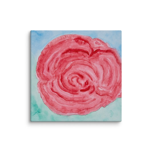Original canvas wall art featuring watercolor art design, perfect for home decor, gallery walls, or office spaces—high-quality artwork that adds color, character, and creativity to any room.