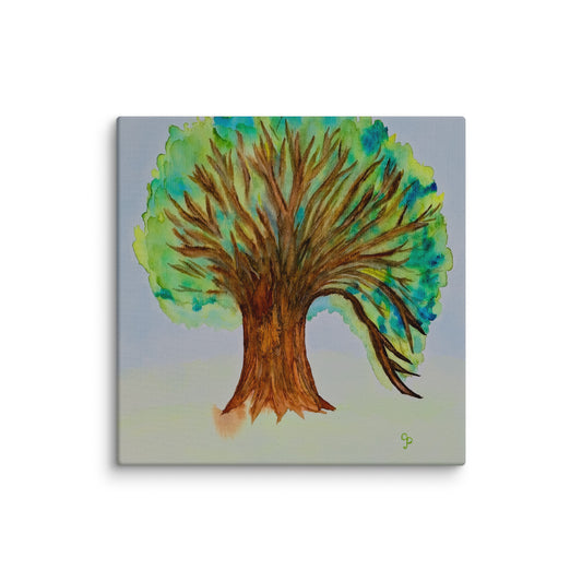 Original canvas wall art featuring watercolor art design, perfect for home decor, gallery walls, or office spaces—high-quality artwork that adds color, character, and creativity to any room.