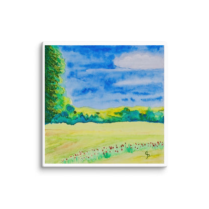 Original canvas wall art featuring watercolor art design, perfect for home decor, gallery walls, or office spaces—high-quality artwork that adds color, character, and creativity to any room.