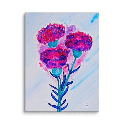 Original canvas wall art featuring watercolor art design, perfect for home decor, gallery walls, or office spaces—high-quality artwork that adds color, character, and creativity to any room.