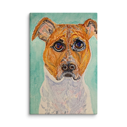 Original canvas wall art featuring watercolor art design, perfect for home decor, gallery walls, or office spaces—high-quality artwork that adds color, character, and creativity to any room.
