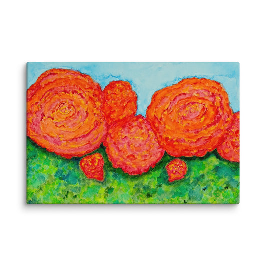Original canvas wall art featuring watercolor art design, perfect for home decor, gallery walls, or office spaces—high-quality artwork that adds color, character, and creativity to any room.
