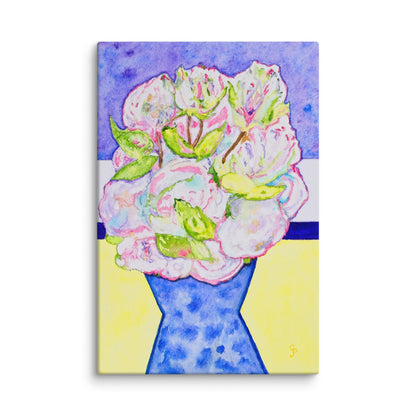 Original canvas wall art featuring watercolor art design, perfect for home decor, gallery walls, or office spaces—high-quality artwork that adds color, character, and creativity to any room.