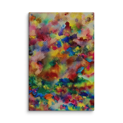 Original canvas wall art featuring watercolor art design, perfect for home decor, gallery walls, or office spaces—high-quality artwork that adds color, character, and creativity to any room.