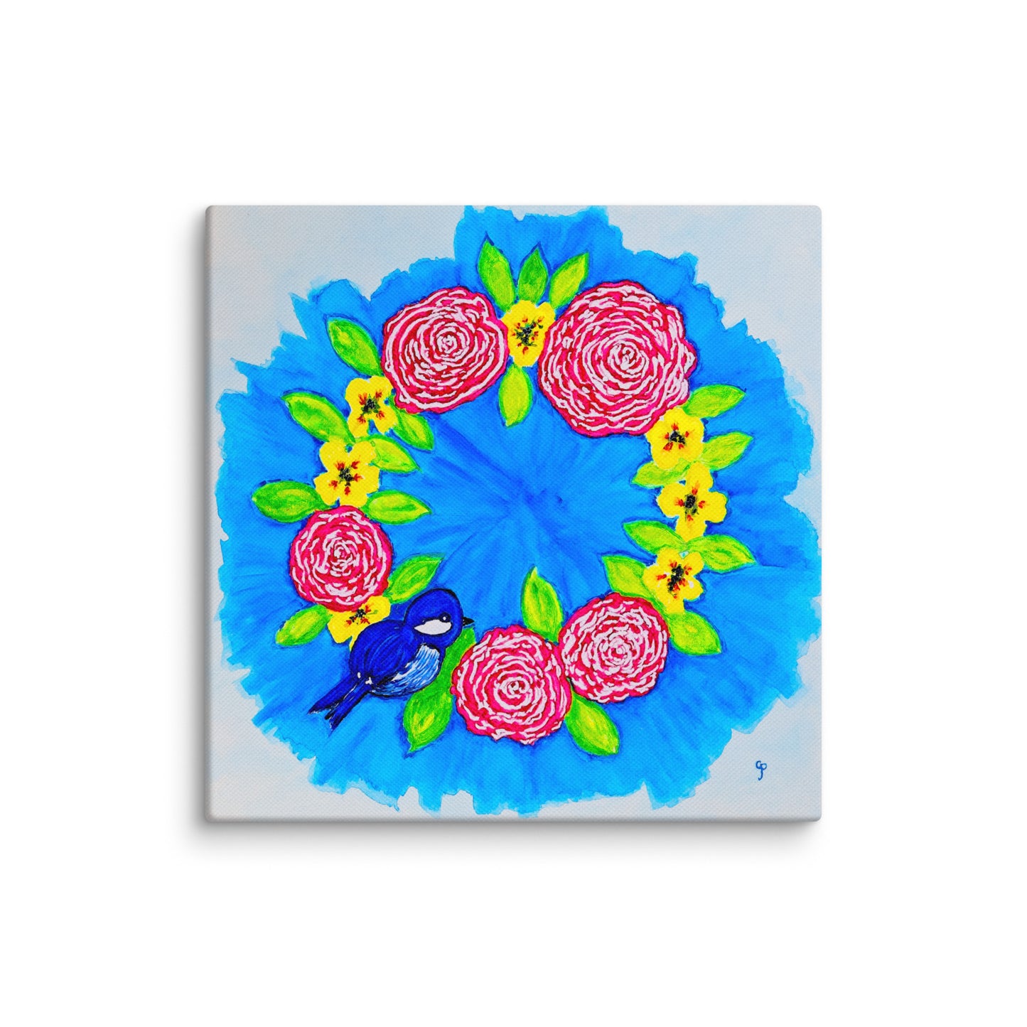 Original canvas wall art featuring watercolor art design, perfect for home decor, gallery walls, or office spaces—high-quality artwork that adds color, character, and creativity to any room.