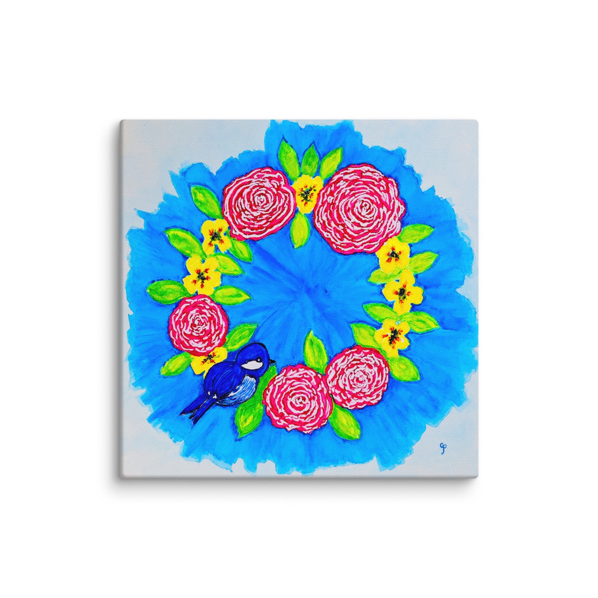 Original canvas wall art featuring watercolor art design, perfect for home decor, gallery walls, or office spaces—high-quality artwork that adds color, character, and creativity to any room.