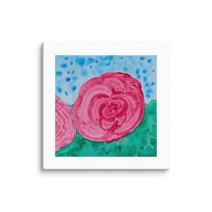 Original canvas wall art featuring watercolor art design, perfect for home decor, gallery walls, or office spaces—high-quality artwork that adds color, character, and creativity to any room.