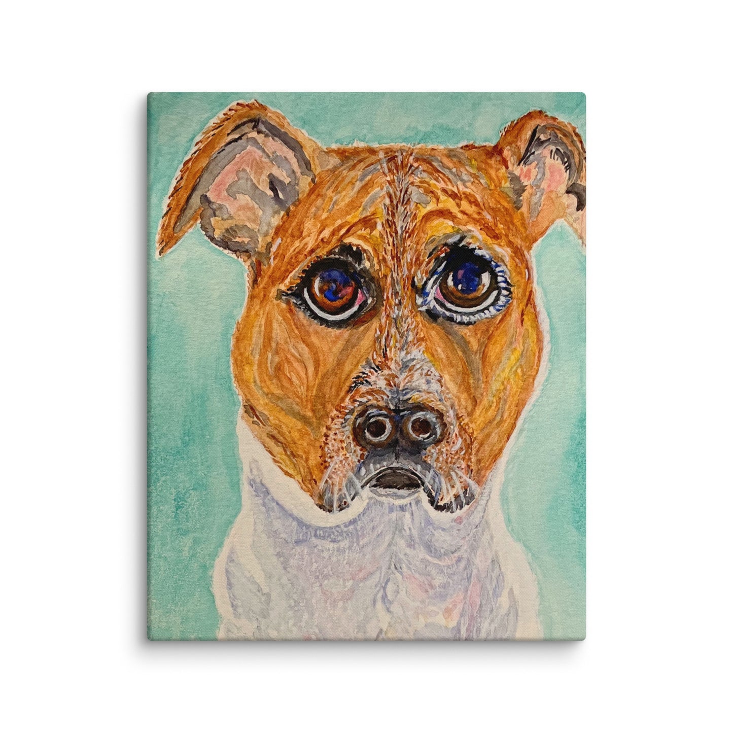 Original canvas wall art featuring watercolor art design, perfect for home decor, gallery walls, or office spaces—high-quality artwork that adds color, character, and creativity to any room.