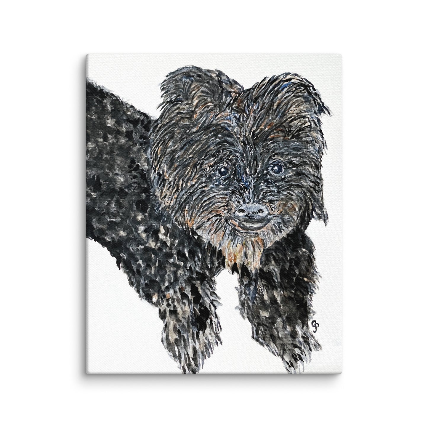 Original canvas wall art featuring watercolor art design, perfect for home decor, gallery walls, or office spaces—high-quality artwork that adds color, character, and creativity to any room.
