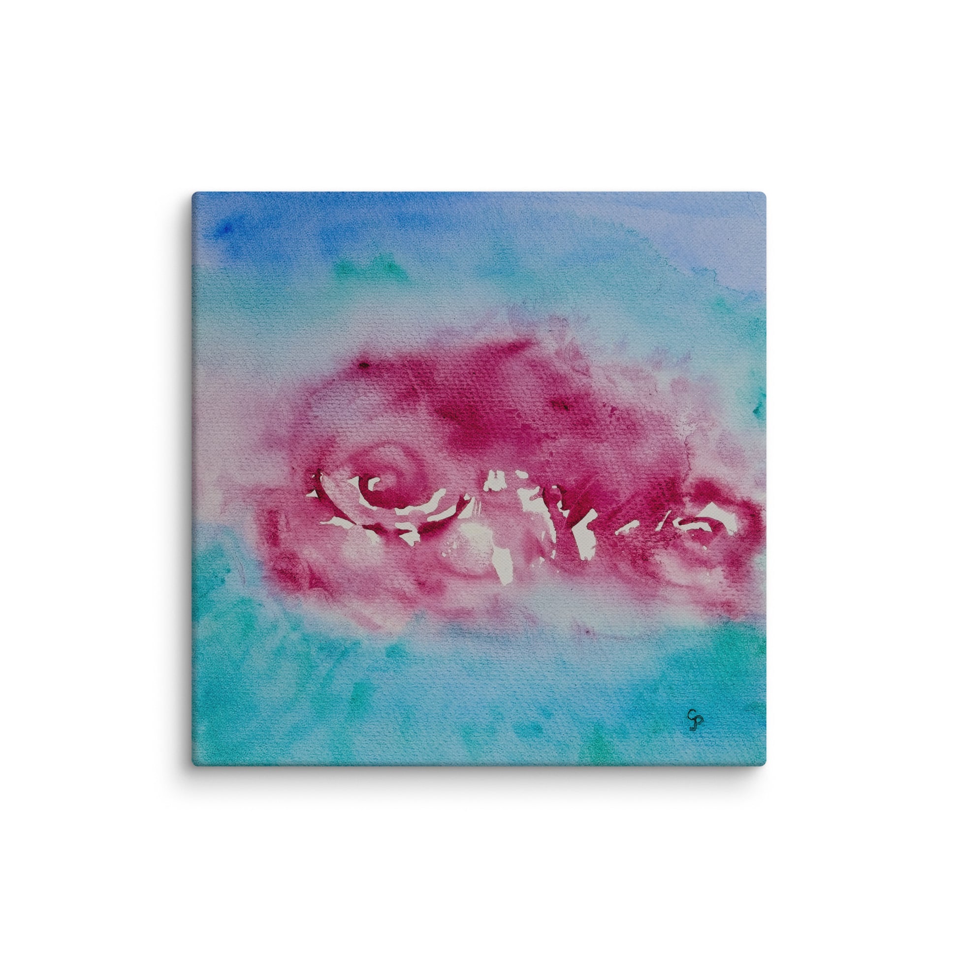 Original canvas wall art featuring watercolor art design, perfect for home decor, gallery walls, or office spaces—high-quality artwork that adds color, character, and creativity to any room.