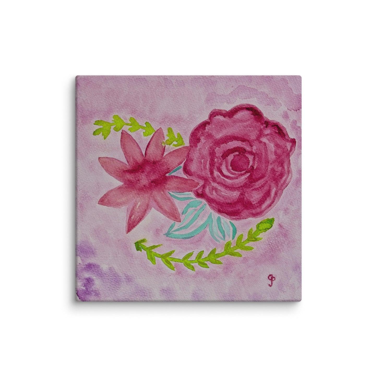 Original canvas wall art featuring watercolor art design, perfect for home decor, gallery walls, or office spaces—high-quality artwork that adds color, character, and creativity to any room.
