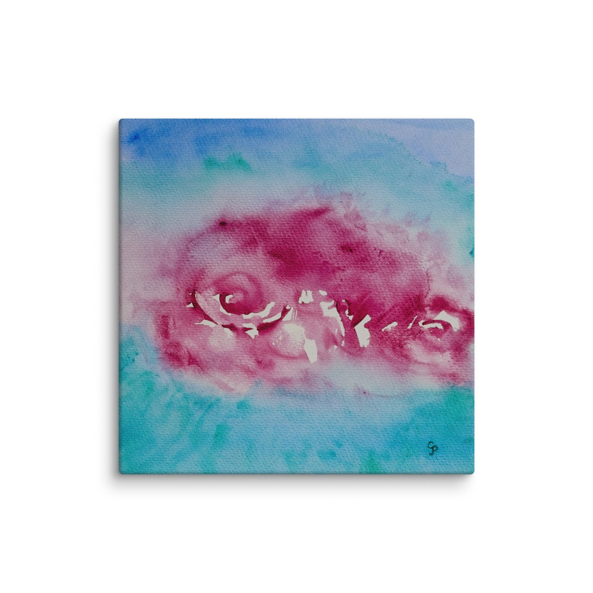 Original canvas wall art featuring watercolor art design, perfect for home decor, gallery walls, or office spaces—high-quality artwork that adds color, character, and creativity to any room.