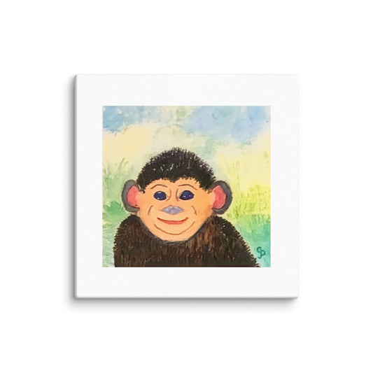 Original canvas wall art featuring watercolor art design, perfect for home decor, gallery walls, or office spaces—high-quality artwork that adds color, character, and creativity to any room.