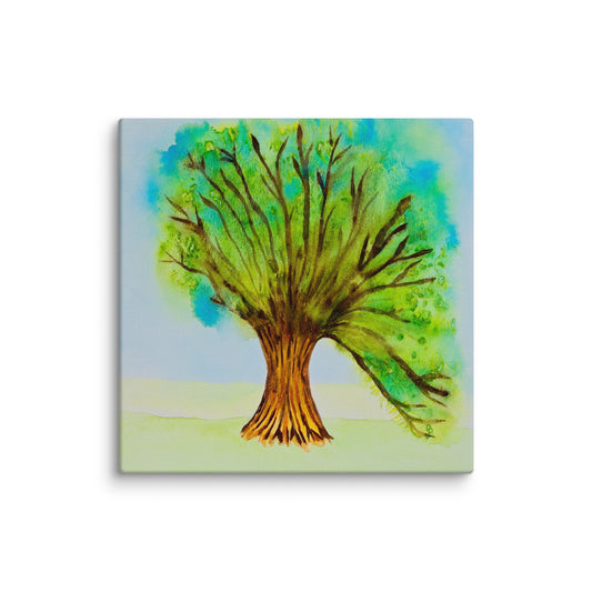 Original canvas wall art featuring watercolor art design, perfect for home decor, gallery walls, or office spaces—high-quality artwork that adds color, character, and creativity to any room.