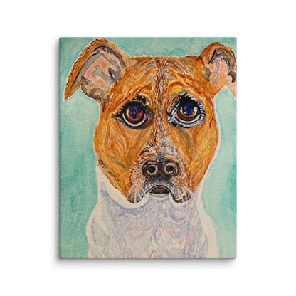 Original canvas wall art featuring watercolor art design, perfect for home decor, gallery walls, or office spaces—high-quality artwork that adds color, character, and creativity to any room.