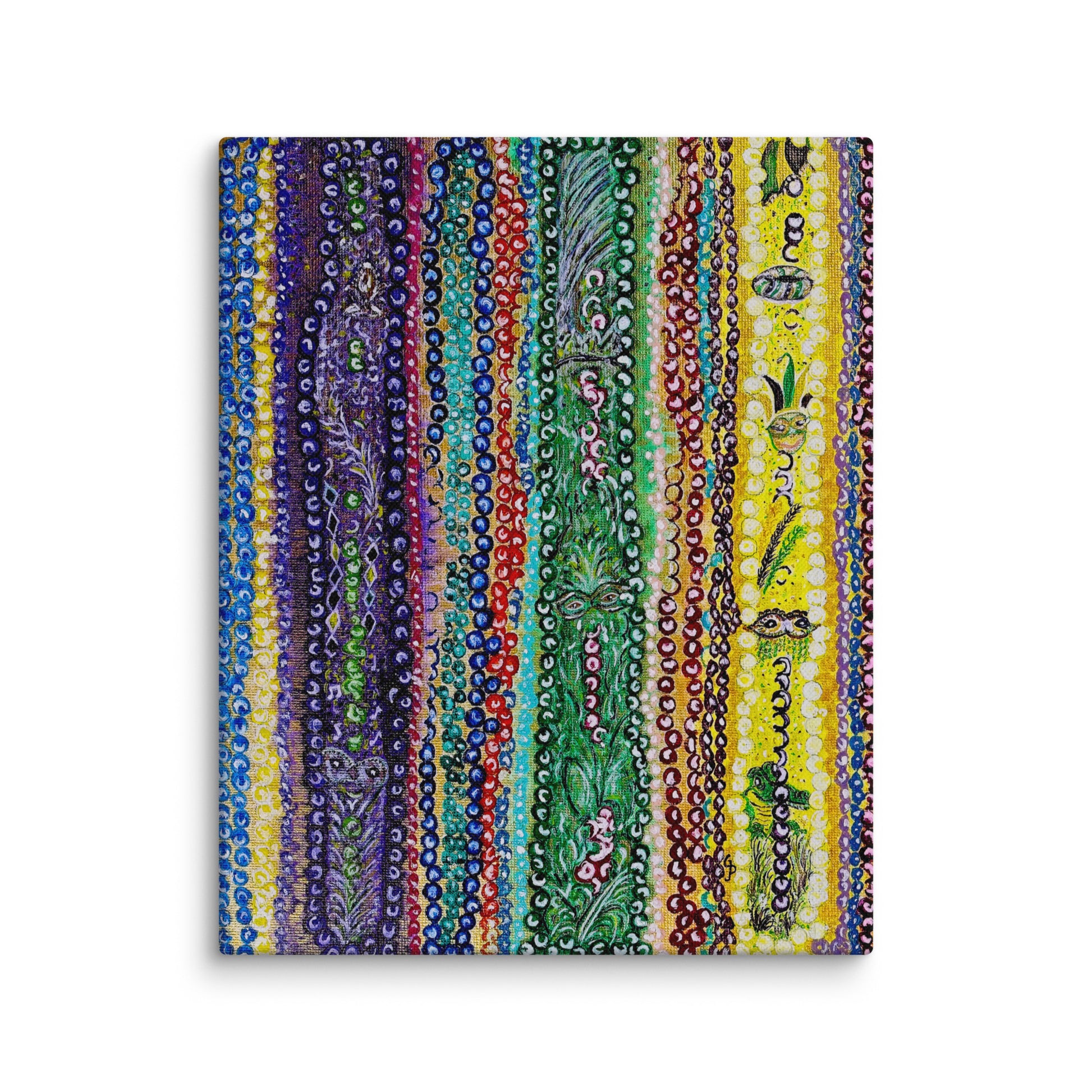 Original canvas wall art featuring watercolor art design, perfect for home decor, gallery walls, or office spaces—high-quality artwork that adds color, character, and creativity to any room.