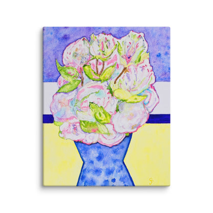 Original canvas wall art featuring watercolor art design, perfect for home decor, gallery walls, or office spaces—high-quality artwork that adds color, character, and creativity to any room.