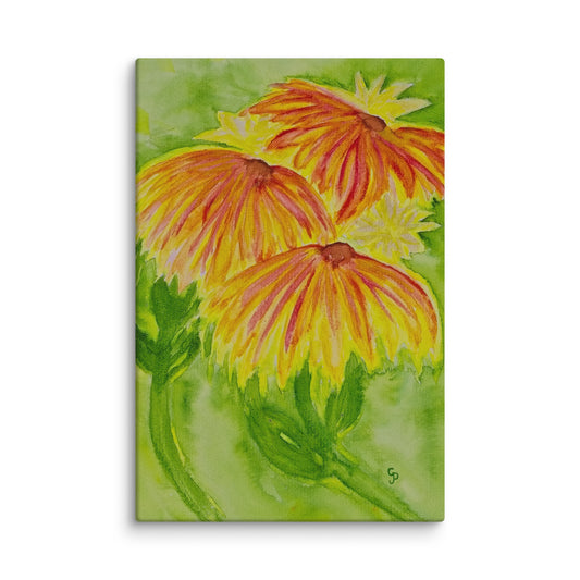 Original canvas wall art featuring watercolor art design, perfect for home decor, gallery walls, or office spaces—high-quality artwork that adds color, character, and creativity to any room.