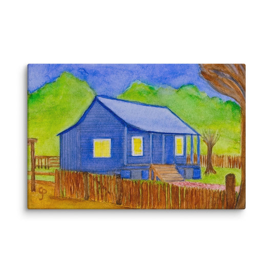 Original canvas wall art featuring watercolor art design, perfect for home decor, gallery walls, or office spaces—high-quality artwork that adds color, character, and creativity to any room.