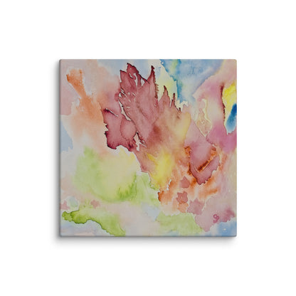 Original canvas wall art featuring watercolor art design, perfect for home decor, gallery walls, or office spaces—high-quality artwork that adds color, character, and creativity to any room.