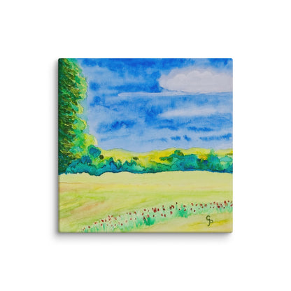 Original canvas wall art featuring watercolor art design, perfect for home decor, gallery walls, or office spaces—high-quality artwork that adds color, character, and creativity to any room.