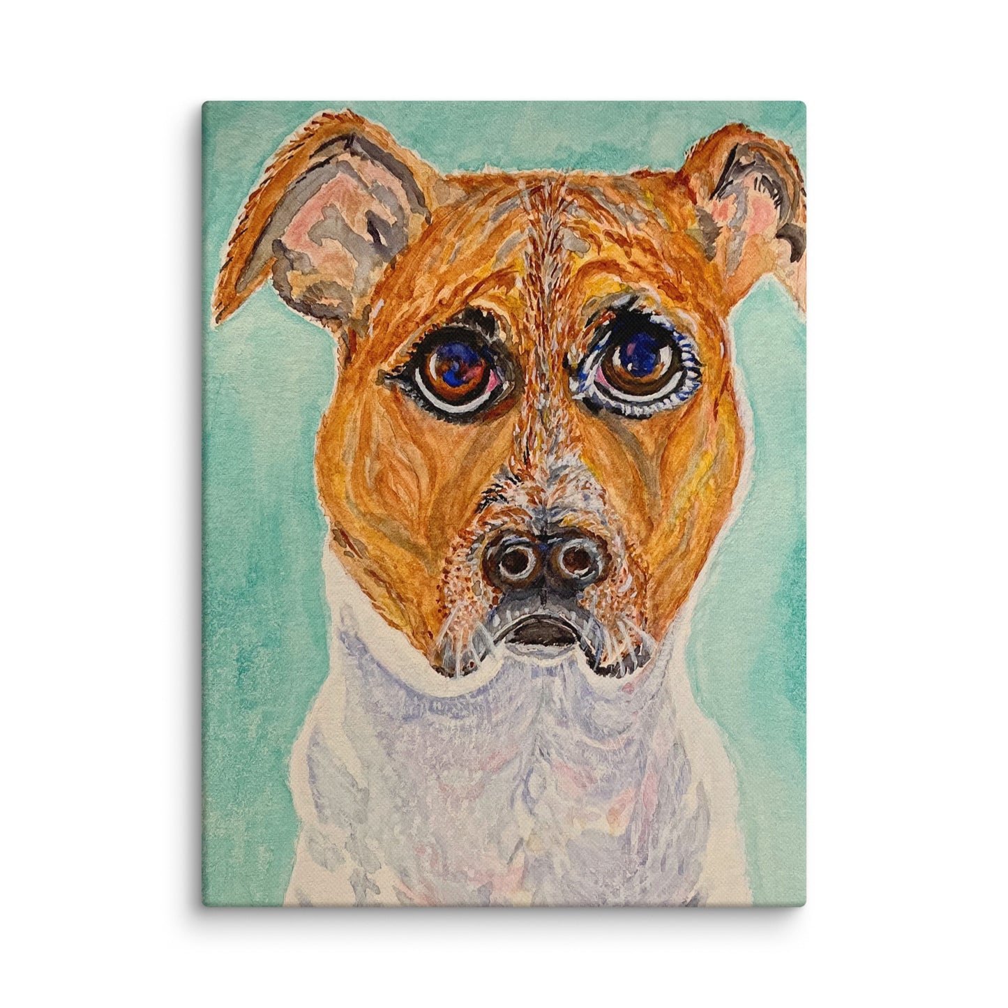 Original canvas wall art featuring watercolor art design, perfect for home decor, gallery walls, or office spaces—high-quality artwork that adds color, character, and creativity to any room.