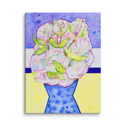 Original canvas wall art featuring watercolor art design, perfect for home decor, gallery walls, or office spaces—high-quality artwork that adds color, character, and creativity to any room.