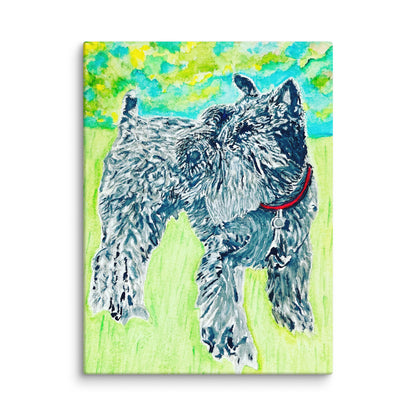 Original canvas wall art featuring watercolor art design, perfect for home decor, gallery walls, or office spaces—high-quality artwork that adds color, character, and creativity to any room.